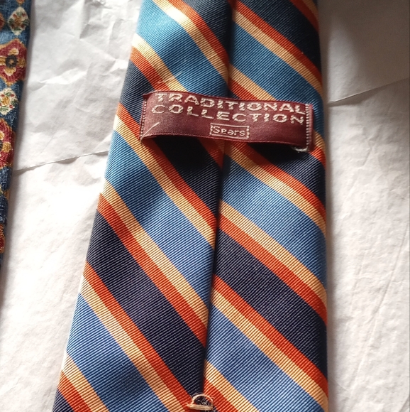 Vintage and Designer Tie Collection.FIVE FOR THE PRICE OF ONE BUNDLE. Blue Tones - Picture 8 of 11